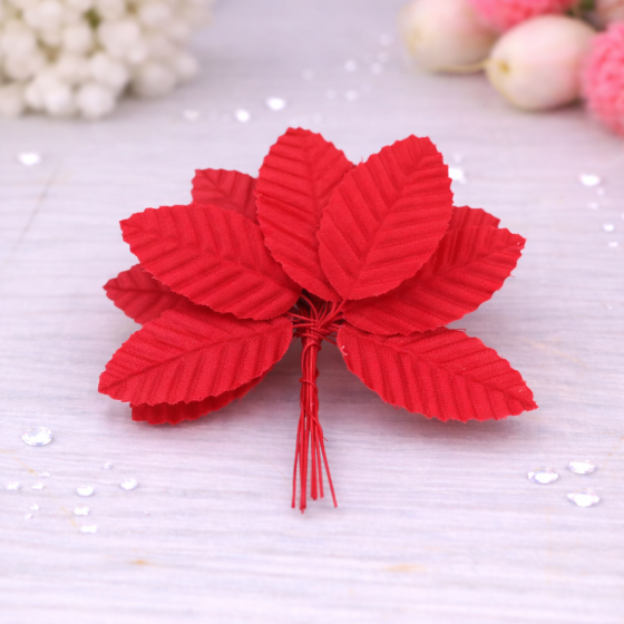 Listići za dekoracije crveni